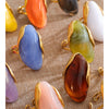 Stainless Steel Multi-Color Resin Adjustable Ring Pvd Style Y2K Attractive Finger Jewelry - Image 2