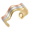 99.99% Copper Magnetic Rings Tricolor Cuff Therapy Ring Adjustable Ring magnetico terapeutico Three color open ring - Image 9