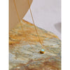 Delicate Stainless Steel Square Opal Stone Pendant Necklace Chain Stylish Dainty Golden Collar Chic Jewelry Gift - Image 6