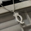 26 Letters A-Z Zircon Crown Pendant Necklace for Women Men Punk Initial Alphabet Necklaces Hip Hop Choker Chain Jewelry - Image 25