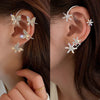 Star Butterfly Clip Earrings Female Crystal Tassel Ear Clip Earring Sparkling Zircon Ear Cuff Jewelry accessories - Image 4