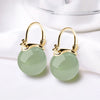 Retro Green Jade Ginkgo Leaf Style Pearl Drop Earring Chinese Ancient Style Hook Earrings For Women Gift - Image 21