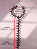 Thorn Motif Pendant Necklace in a Dark Metal Look - Image 8