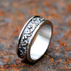 Stainless Steel Viking Spindrift Pattern Round Ring Vintage for gift Jewelry - Image 1