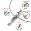 Relief Breathing Necklace Stainless Steel Meditation Pendant for Stress Mindfulness Calm Jewelry Quit Smoking Aid - Image 5
