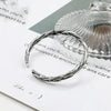 Simple Stainless Steel Twisted Woven Bracelet For Men Silver Color Cross Cuff Opening Wrist Cuff Bangle Unisex Jewelry - Image 5