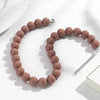 Colorful Acrylic Bead Choker Necklace with Large Round Beads - Image 4