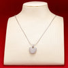 Silver Color Bubble Initial Letters Necklaces 26 Letters Pendants Necklaces for Women Brass CZ Jewelry - Image 3