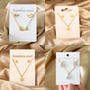 Flower Rose Jewelry Sets For Women Fairy Moon Star Pineapple Necklace Earrings Romantic Accessory Conjuntos De Joya - Image 1