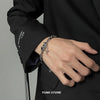Hip Hop Obsidian Star Bracelet For Men Women Punk Design Titanium Steel Charm Couple Jewelry Kpop Gift - Image 3