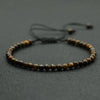 4mm Natural Stone Bracelet Men Women Handmade Braided Adjustable Braclet Small Tiger Eyes Howlite Agates Beads Braslet - Image 8