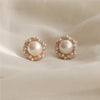 Minimalist Simple Small Round Pearls Earrings Ears Clip White simulation Pearls Clip on Earrings No Piercing For Women Lady - Image 11
