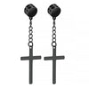 1 Pairs of Magnetic Clip Earrings Stainless Steel Stud Earrings for Men Women Black CZ Magnet Non-piercing Clip Earring Set - Image 15