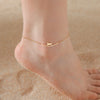 Tiny Korean Chain Cat Charm Anklet For Women Gold Color Leaf Heartbeat Silver Plating Cat Feet Charm Summer Anklet Jewelry - Image 1
