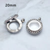 7pcs/lot Magnetic Closure 20mm/25mm/30mm/38mm Stainless Steel Floating Memory Locket Pendant 5 Colors Can Choose - Image 5