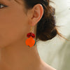 Petals Long Tassel Dangle Earrings For Women Romantic Sweet Multicolor Acrylic Wedding Party Jewelry Accessories - Image 2