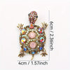 Cute Women Kids Turtle Transparent Rhinestone Brooches Pins Classic Shiny Boutique Decoration Animal Badges Corsage - Image 25