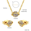 Necklaces Jewelry Sets For Women Girls Stainless Steel Pendant Necklaces And Earrings 2 Pieces Sets Wedding Party Jewelry Gifts - Image 4