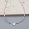 Seed Beads Choker Collar 26 Shell Letter Heart Handmade Colorful Pendant Necklace Boho Jewelry For Women Gift - Image 5