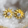 Zakol Dainty Flower Stud Earrings Gold Color Fancy Ear Accessories for Women Daily Wear Girls Gift Statement Jewelry - Image 3