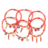 Lucky Eye Heart Chili Turkish Evil Eye Charm Bracelet Copper Beads Adjustable Braided Rope Bracelet for Women Men Girls Jewelry - Image 2