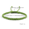 Classic Handmade Braided Bracelets for Women Men Color Waxed Thread Braid Wristband Charm Bracelet Adjustable Jewelry Gifts - Image 6