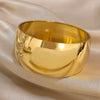 Smooth Stainless Steel Cuff Bracelet with Three Width Options - Image 16