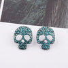 Ethnic Women's Pigeon Bohemian Earrings Vintage Bronze Gypsy Turquoises Jhumka Earrings Oorbellen - Image 9