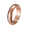 Copper Rings for Women Men 6mm Wide Finger Jewelry Shiny High Polished Metal Minimalist Copper Ring - Image 7