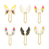 Pride Wings Enamel Pins Butterfly Wings Tassel Chain Brooch Metal Feather Lapel Pin Suit Coat Breastpin Women Men's Accessories - Image 2