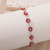 Stainless Steel Evil Eye Bracelet For Women Enamel Round Chain Blue Evil Eye Bead Bracelet Summer Beach Foot Jewelry Gift - Image 47