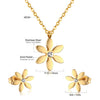 Flower Rose Jewelry Sets For Women Fairy Moon Star Pineapple Necklace Earrings Romantic Accessory Conjuntos De Joya - Image 33