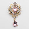 Retro Water Drop Diamond Brooch Detachable Women's Clothing Accessories - Image 13