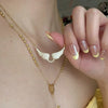 Angel Wing Pendant Necklace Y2K Sparkling Wing Collarbone Chain Elegant Jewelry Accessory for Women Wedding Party Choker - Image 5