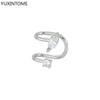 1PC Plated Gold Ear Cuff Earrings For Women C-Shape Crystal Clip On Earrings No Piercing Earrings Jewelry Gifts - Image 32