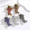 Year Gift Multi Style Multi Color Zodiac Dragon Design Brooch Men's Women's Pin Jewelry - Image 5