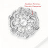 Christmas Rhinestone Snowflake Brooch for Women Pearl Ice Crystal Pins Event Party Year Gifts Decoration Clothes Accessories - Image 4