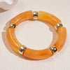 Multi-style Leopard Print Bamboo Tube Acrylic Stretchy Bracelets for Women Men Retro Resin Beaded Bangles Stack Jewelry Gift K1 - Image 13