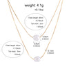 Double-Layer Snake Chain Choker Necklace with Imitation Pearl Pendant in Gold-Tone - Image 6