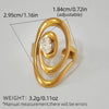 Statement Stainless Steel Delicate Shiny Cubic Zirconia Ring For Women Gold Pvd Plated Finger Jewelry Gift - Image 9