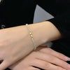 Roman Crystal Geometric Chain Bracelets for Women Goth Full Rhinestone Marquise Charm Tennis Bracelet Wed Jewelry - Image 5