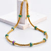 Colorful Stone Beads Chain Bohemia Stainless Steel Gold Color Metal Bracelets Jewelry Gift for Women - Image 22