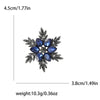 Rhinestone Snowflake Brooch for Women Unisex Pearl Flower Pins Banquet Party Backpack Gifts Jewelry Accessories - Image 18