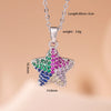 Bling Zircon Star Pendant Necklaces for Women Girls Stainless Steel Chain Cute Star Jewelry Gifts for Friends Lover - Image 7