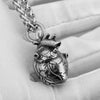 Minimalist Imitation Heart Necklace Men Women Punk Hip Hop Pendant Necklace Vintage Charm Stainless Steel Jewelry - Image 1