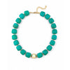 Colorful Resin Bead Necklace with Chunky Cylindrical Beads - Image 8