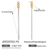 Mixed Color Long Tassel Earrings For Women Minimalist Gold Plated Stainless Steel Earrings Jewelry Gift - Image 12