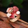 Multicolor Drip Oil Geometic Rings for Women Accessories Elastic Adjustable Gold Color Ring Party Jewelry Gift - Image 14