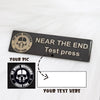Custom Engrave Photo Text Adhesive Rectangular Plate Mailbox ID Door Tag Plate 70 20mm Stainless Steel Logo Nameplate Brooch - Image 10