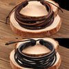 hand-woven Jewelry Leather Braided Rope Wristband Wrap multilayer men bracelets bangles for women - Image 2